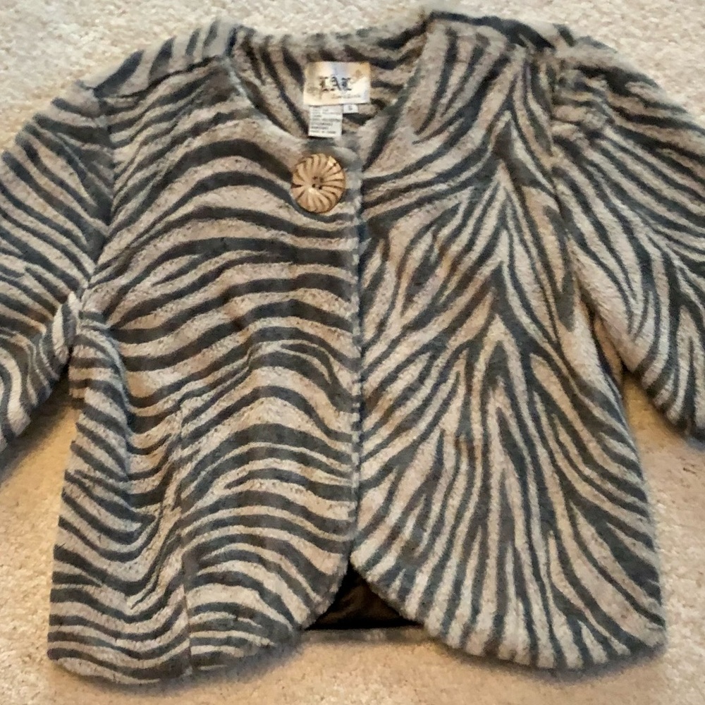 Live a Little Faux Fur Cropped Jacket - vintage style